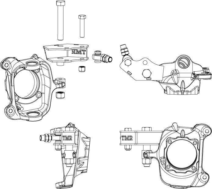 05-08 Dana 60 Weld On High Steer Arms - Ford Super Duty - Image 4