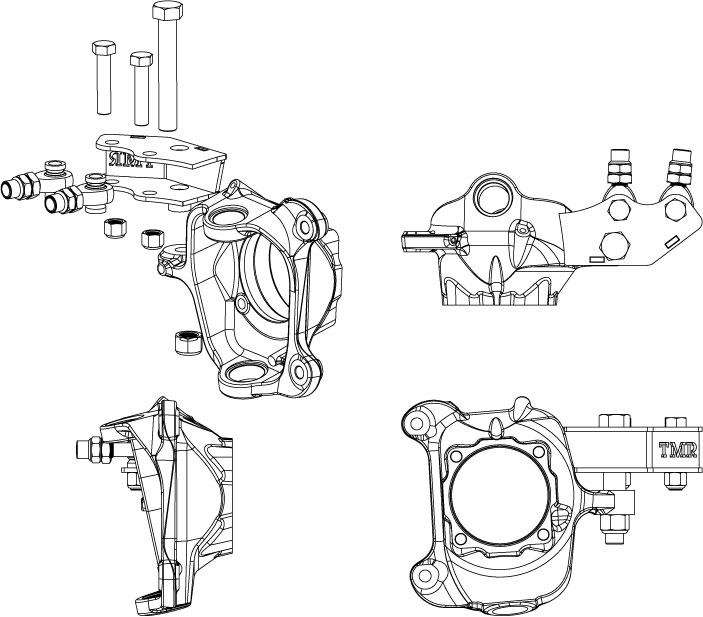05-08 Dana 60 Weld On High Steer Arms - Ford Super Duty - Image 5