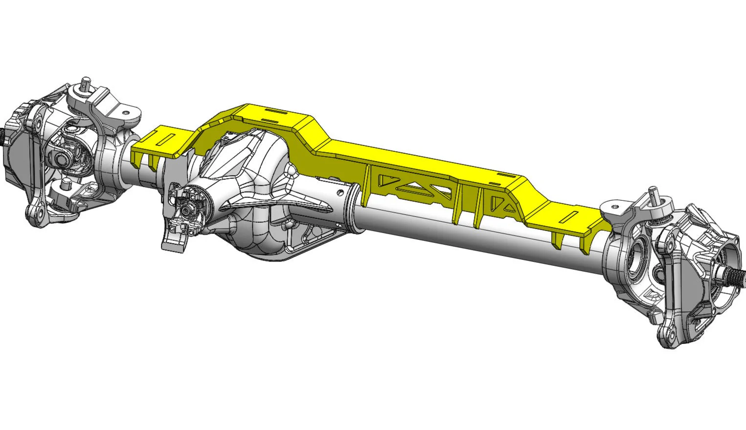 05+ Dana 60 LOW PROFILE FULL WIDTH Truss - FITS '05-'CURRENT FORD SUPER DUTY High Pinion - Image 2