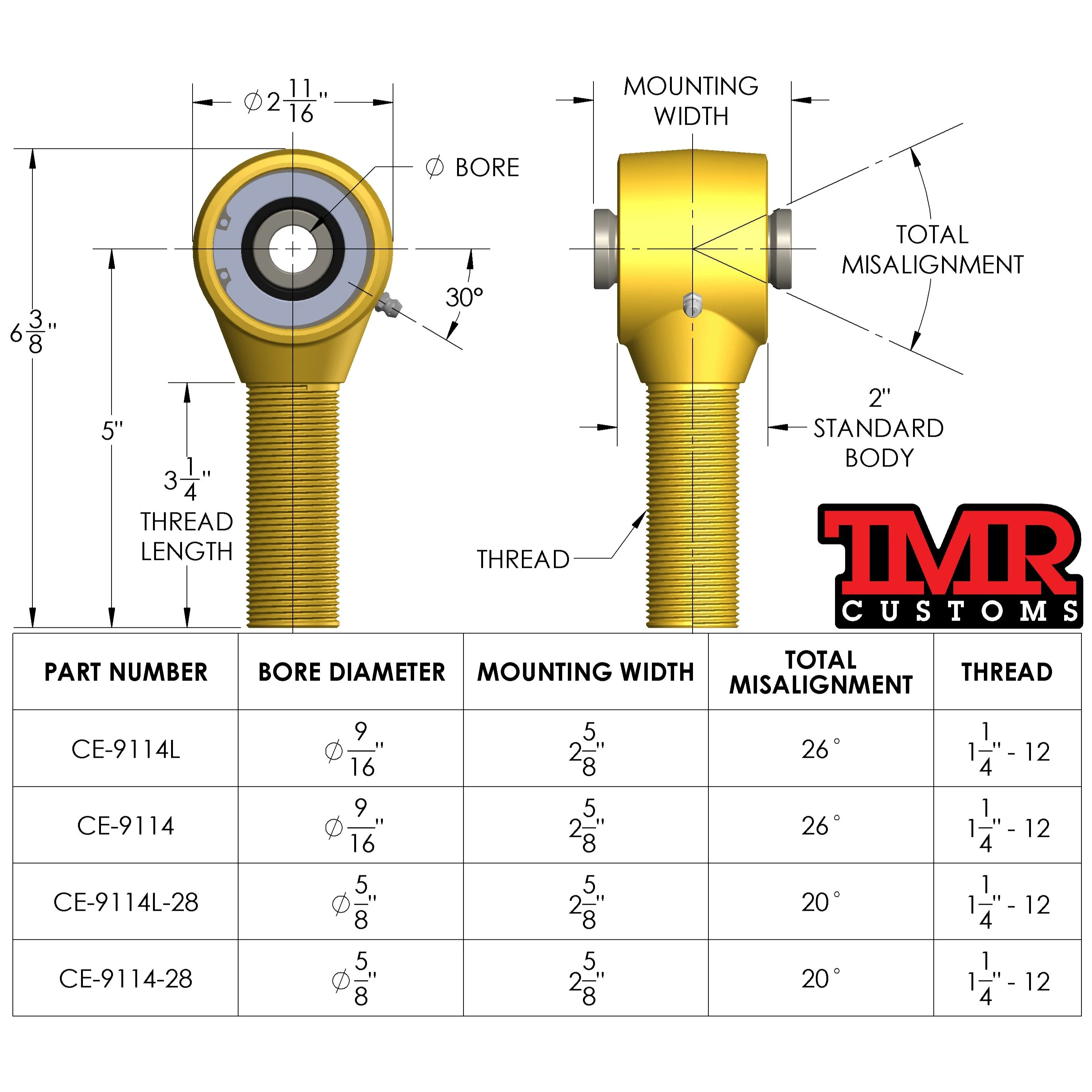 1-1/4" Forged Johnny Joint (STANDARD BODY) - Image 3