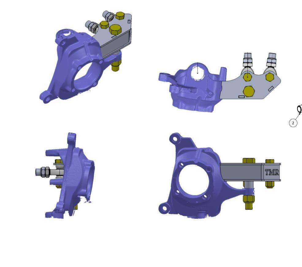 99-04 Dana 60 Weld On High Steer Arms - Ford Super Duty - Image 5