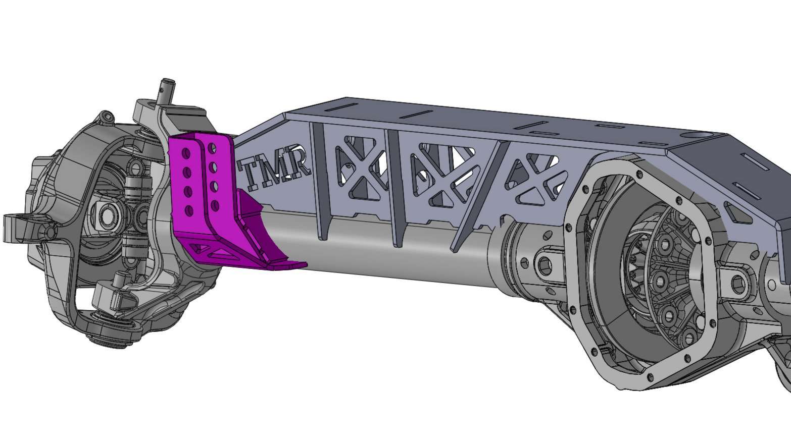 Adjustable Track Bar Bracket - Axle Mount - Image 4
