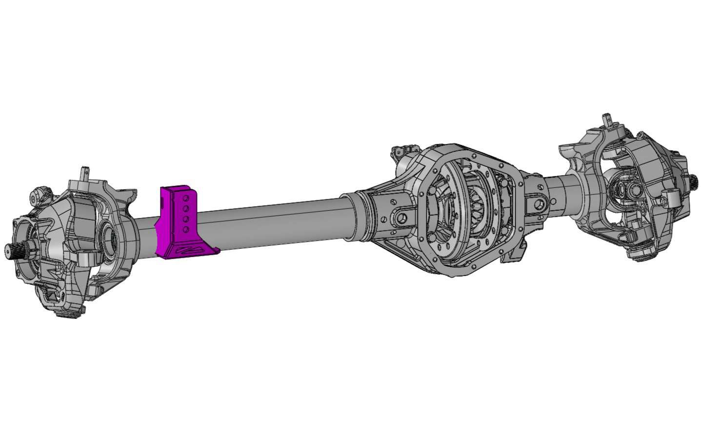Adjustable Track Bar Bracket - Axle Mount - Image 8