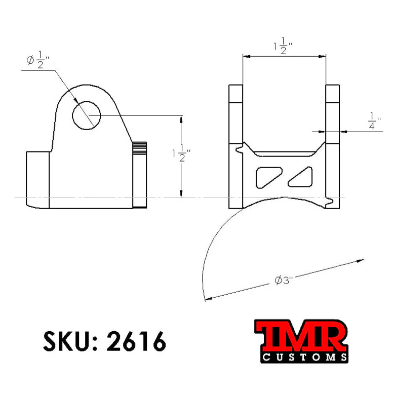 Axle Tube Shock Brackets (Perpendicular) - Image 6