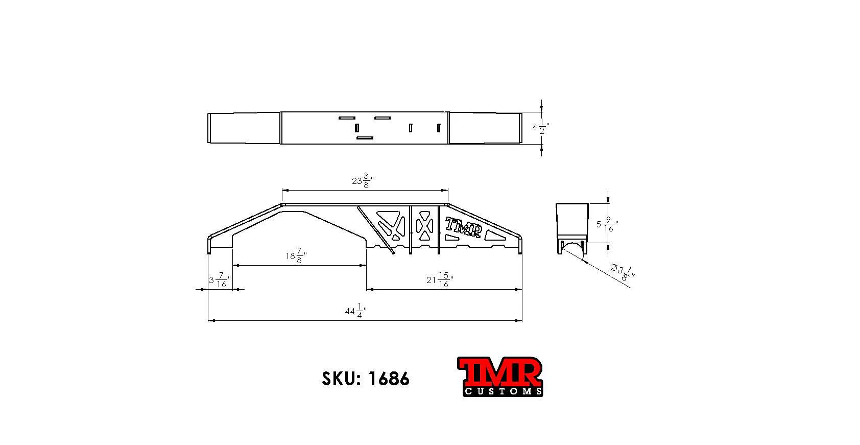 Dana 60 FULL WIDTH Truss - FITS '79-'91 CHEVY Low Pinion - Image 3