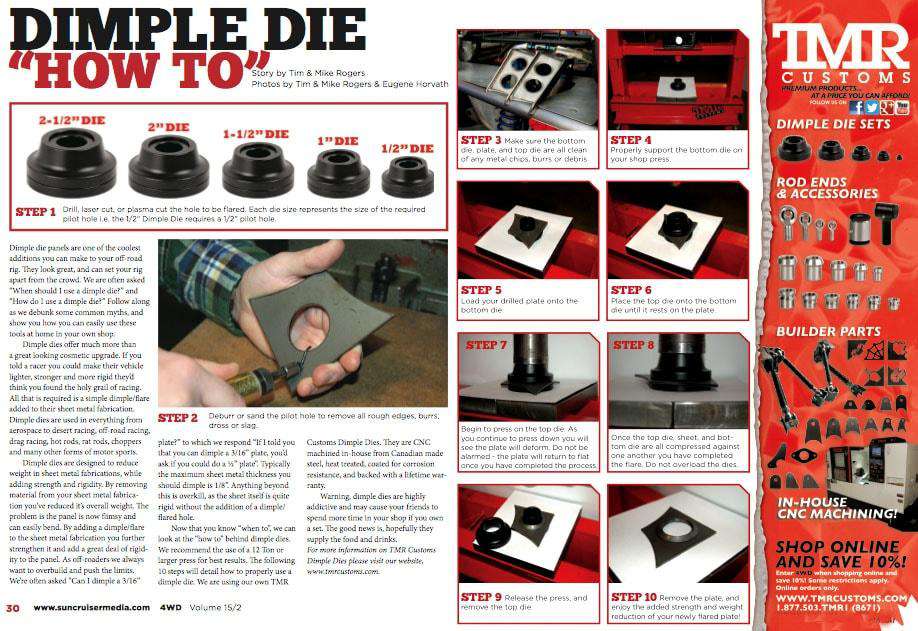 Dimple Die 9 Piece "Deluxe" Set - Image 9