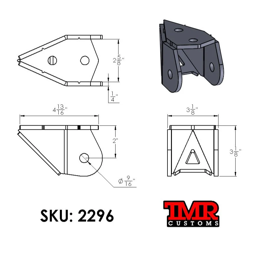 Frame Mount Lower Link Brackets - Image 3