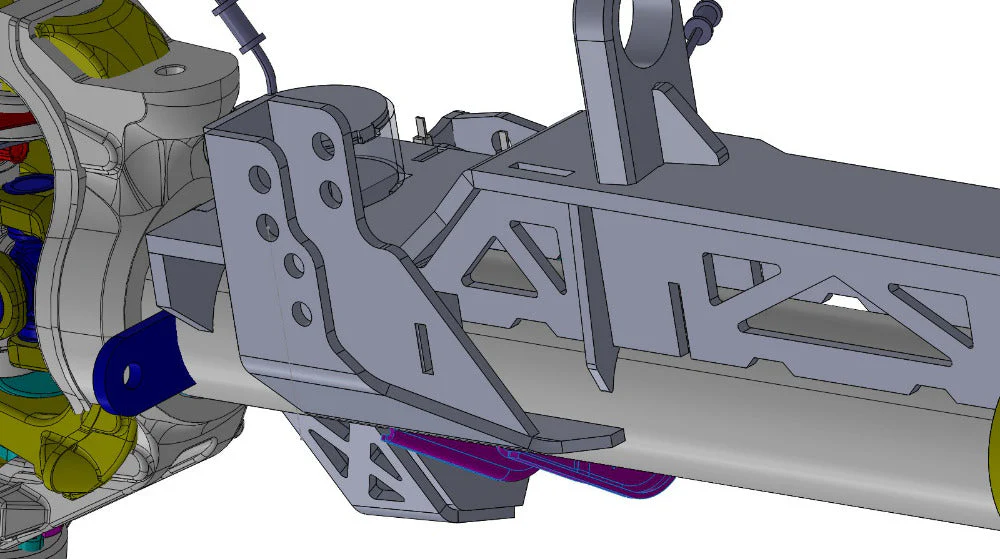 JK, JL, JT 1 TON Axle Swap Truss - Front Dana 60 - Image 16