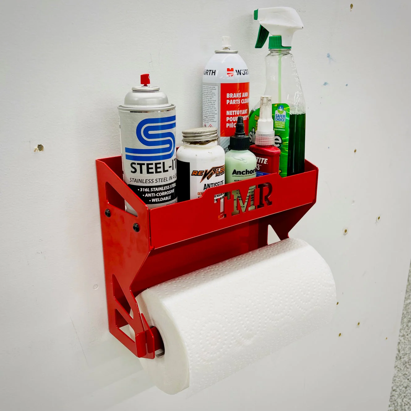 PAPER TOWEL HOLDER WITH SHELF - Image 2