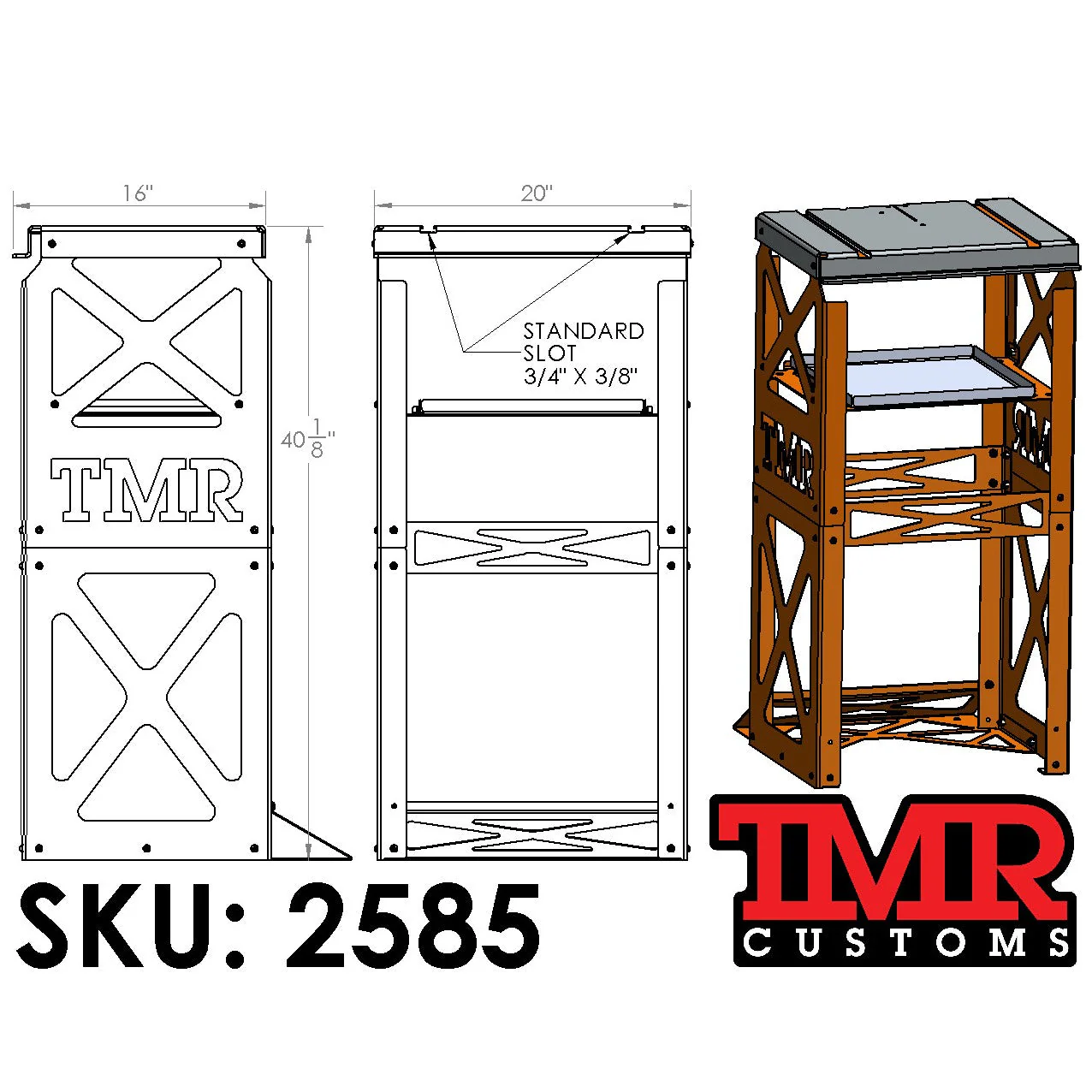TMR Portaband Stand – Standalone Table - Image 5