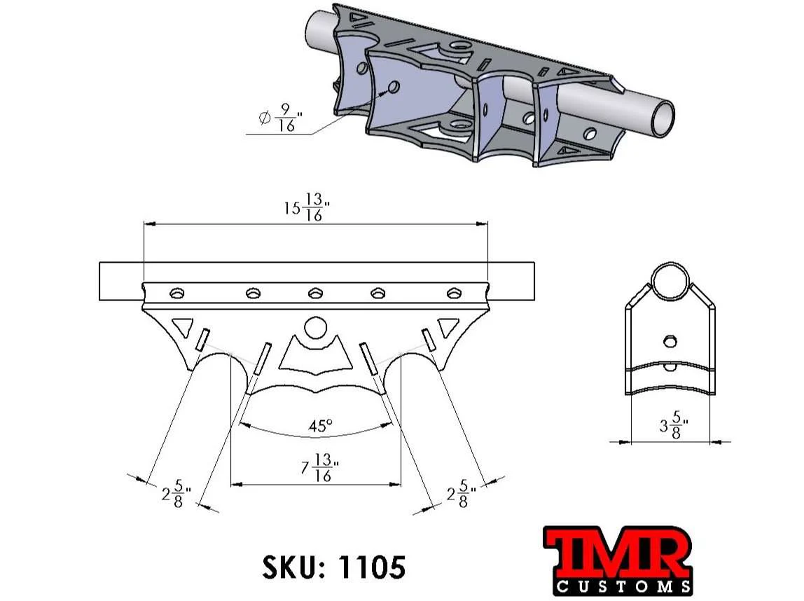 Dual Triangulated 4 Link Bracket - Image 2