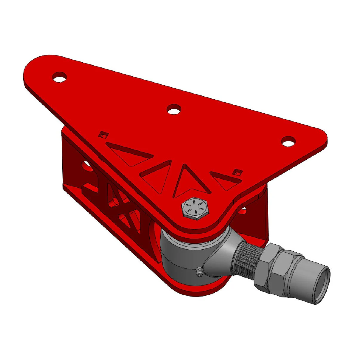 Universal DIY Traction Bar Brackets - Frame Mount - Image 7