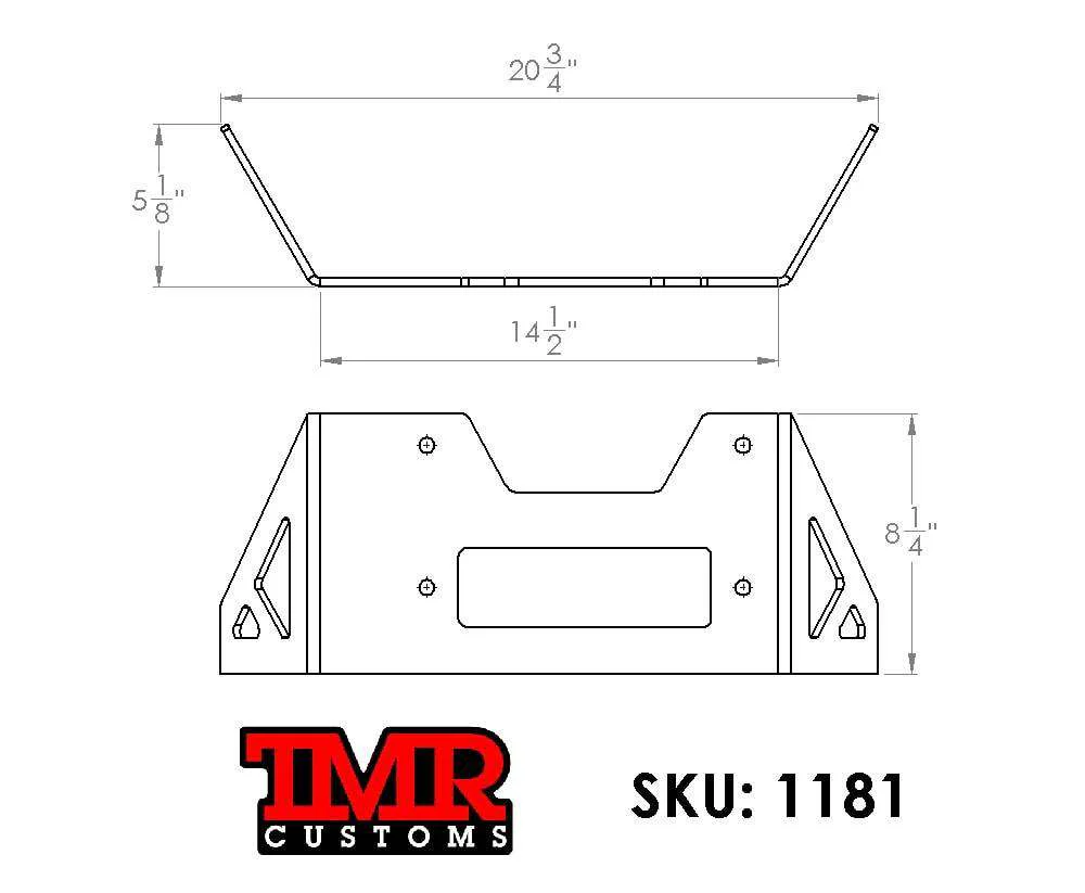 Warn 8274 Universal Winch Mount - Image 2