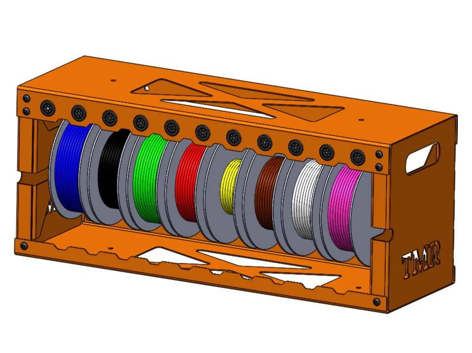 Large Wire Spool Organizer Rack - Image 2
