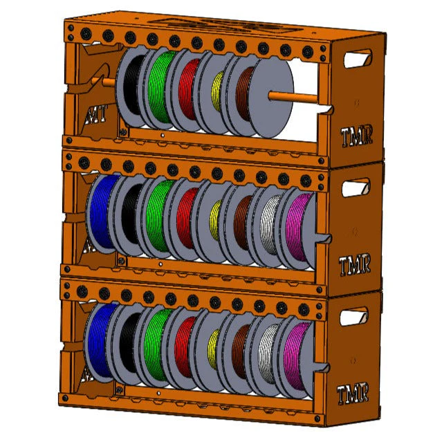 Large Wire Spool Organizer Rack - Image 4
