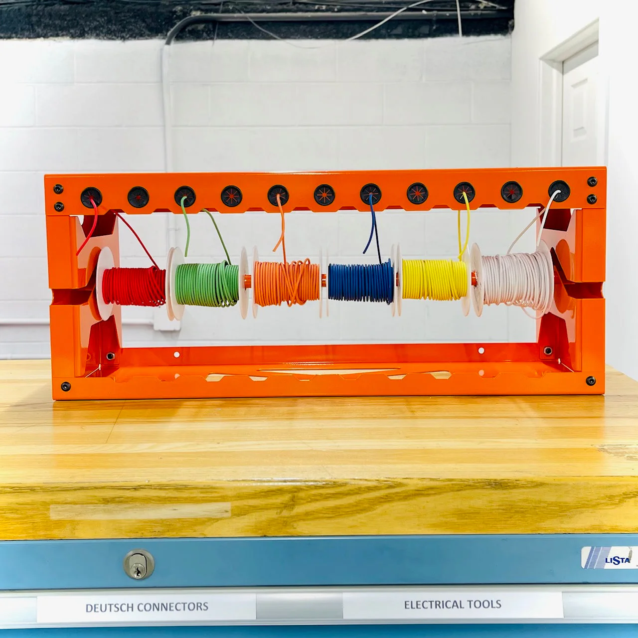 Large Wire Spool Organizer Rack - Image 6